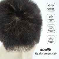 Prothèse capillaire invisible pour homme, coupe rasée, en dentelle transparente complète, avec cheveux 100% humains vierges Remy, dentelle française, petite taille de bonnet