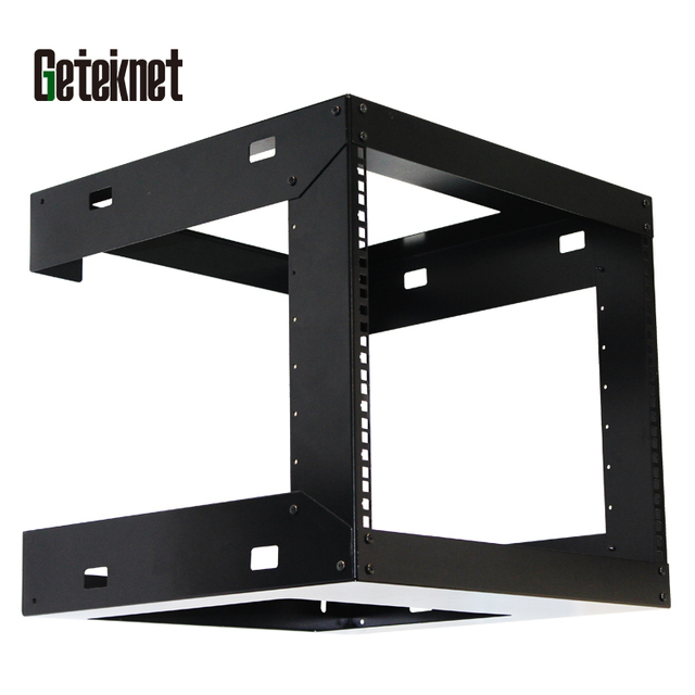 GETEKnet OEM ODM 19 Inch 15U Networking Cabinet Wall-Mounted Mini Tiny Open Frame 19 Inch Racks Standard Data Cabinet Open Frame