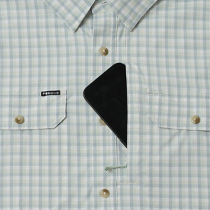 Chemise de pêche boutonnée Upf50 Wear Duck Camo recyclée, grande taille, séchage rapide, protection solaire SPF, modèle Camet Custom Upf Hoody de Brandsun. - Product Image 5