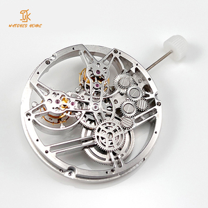Customized Mechanical <b>Skeleton</b> <b>Automatic</b> Tourbillon <b>Watches</b> Movement Hollow Out Double Tourbillon Movement Manufacturers Oem - Product Image 4