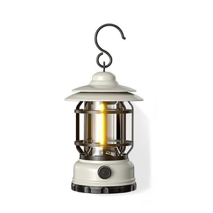 Retro cắm trại Lantern ABS Chất liệu xách tay LED ngoài trời mô hình ánh sáng LT-01 CN cho đi bộ đường dài sử dụng khẩn cấp - Product Image 1