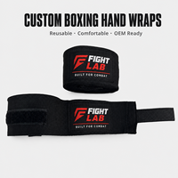 Bandages de boxe professionnels réutilisables, bandages élastiques pour l'entraînement de boxe, le sparring et l'utilisation en salle de sport