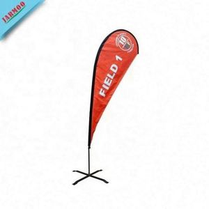 Custom Teardrop Flying Flag for Beach Advertising Fast Shipping Cheap Outdoor Promotional Flags & Banners - Product Image 3