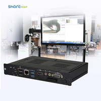Sharerdp Fabricante Personalizado I3 I5 I7 11th 1135G7 1165G7 Linux OPS PC Módulo Fanless Mini PC Industrial Para Pantalla Interactiva
