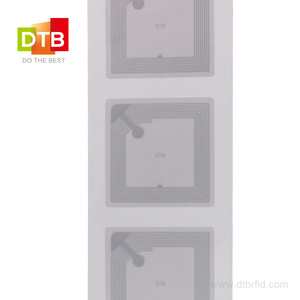 Inventory RFID Library Tag personalizzato formato 50*50mm RFID Chip Tag passivo RFID HF libri etichetta adesiva - Product Image 5