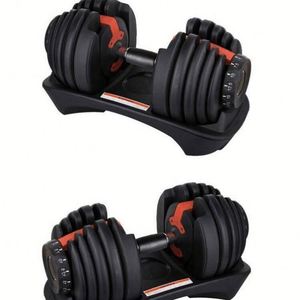 Adjustable Dumbbell Set Weight Plates 40kg 24kg Durable Iron Construction CE Certified Waterproof Arm <b>Exercise</b> Multi-Gym Fitness - Product Image 1