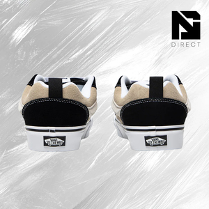 Vans Knu Skool Beige / Black Canvas Lace Up Vulcanize Style Chaussures de skateboard respirantes toutes saisons - Product Image 4