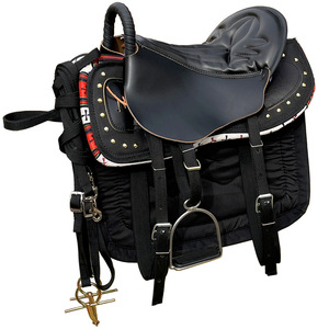 Sella Western di Alta Qualità in Pura Pelle Bovina Spessa, Nuova, per Equitazione - Product Image 4