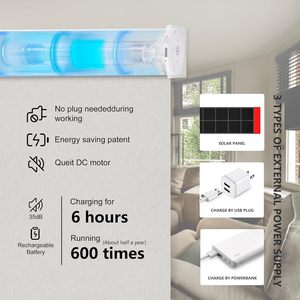 Persianas Enrollables Dobles Inalámbricas, con Tela Opaca y Filtrante de Luz, Persianas Enrollables Día y Noche, Personalizadas - Product Image 4