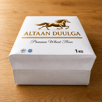 Farine de blé entier 1kg en sachet souple 100% naturelle, riche en fibres, pour pain, pâtisserie et cuisson maison