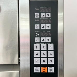 เตาอบแก๊สสองถาดชั้นเดียวที่มีประสิทธิภาพสูงอุปกรณ์อบขนมปัง<span class=keywords><strong>เค้ก</strong></span>พิซซ่าควบคุมอุณหภูมิได้อย่างแม่นยำ - Product Image 4