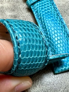 Odian sangles sur mesure peau de lézard sur mesure peau d'autruche diable peau de poisson montre ceinture - Product Image 2