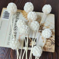 Ge conserveerde bloemen bruidsboeket 10 stelen voor bruiloft, huis, kantoor en feestdecoratie