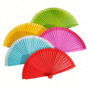 Vintage Spanish Folding <b>Hand</b> <b>Fans</b> Women Wedding Wooden <b>Hand</b> <b>Fan</b> for Dance Party Wooden <b>Fan</b> - Product Image 2