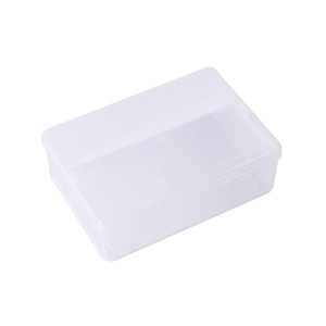 Transparent Plastic Storage Box 14.3x10.6x5.8cm With Lid For Office Organizer Parts Packaging - Product Image 4