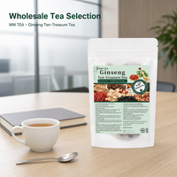 Sachets de thé aux herbes naturelles OEM, mélange Dix Trésors Ginseng Goji Maca, sans caféine, emballage personnalisé, marque privée, 5g x 10
