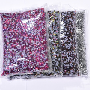 Muestras Gratis Oleeya, Cristales de Alta Calidad SS6-SS20, 14400 Piezas, Cristales de Vidrio al por Mayor, Cristales Hotfix para Vestidos de Novia y Prendas - Product Image 2
