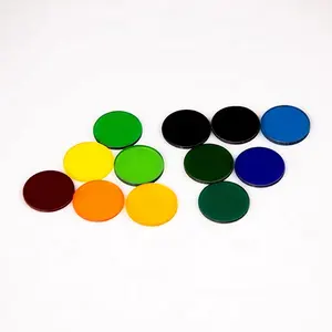 Filtro in vetro ottico colorato di manifattura di prova di qualità superiore ampiamente usato