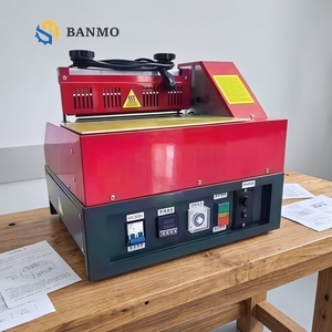 Machine à rouleaux de <span class=keywords><strong>colle</strong></span> thermofusible industrielle la plus récente 2026 0-250 ° Applicateur de bureau à température réglable pour cuir, bois et emballages - Product Image 1