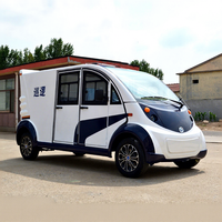 Véhicule de patrouille électrique pour campus et propriétés, bus touristique, 5000W de puissance, options personnalisables sur site
