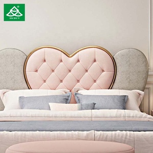 Tissu Moderne Double Contracté Hôtel Chambre Lit pour Fille Nordic Light Luxe Ins Moderne rose Lit Meubles pour <span class=keywords><strong>Mariage</strong></span> - Product Image 5