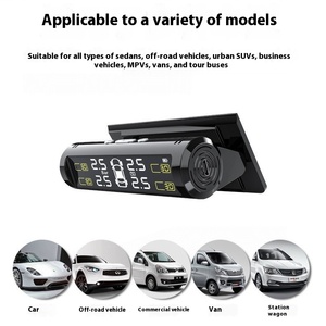 Nuova condizione auto <span class=keywords><strong>TPMS</strong></span> Monitor pressione pneumatici con sensore solare Wireless esterno universale <span class=keywords><strong>Tpms</strong></span> - Product Image 2