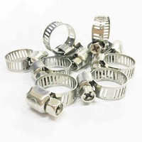 Collier de serrage à vis sans fin en acier inoxydable pour tuyaux – Fixation sécurisée des tubes et des flexibles – Collier à couple élevé