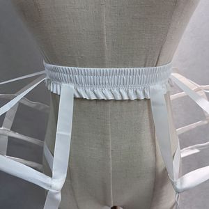 <span class=keywords><strong>Jupon</strong></span> spécial de performance pour robe de bal Lolita, style cage à oiseaux creuse <span class=keywords><strong>noir</strong></span> et blanc, avec 4 cerceaux et crinoline, pour costume de banquet - Product Image 1