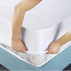<span class=keywords><strong>Housse</strong></span> <span class=keywords><strong>de</strong></span> matelas imperméable en polyester/coton JUMIAO, antibactérienne, ignifuge, protection contre les punaises <span class=keywords><strong>de</strong></span> <span class=keywords><strong>lit</strong></span>, 500 fils/cm² pour la maison - Product Image 2