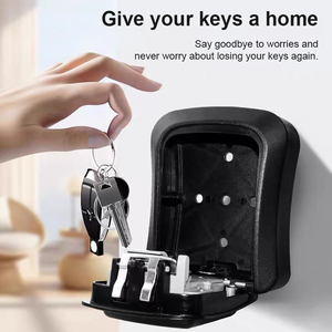 Boîte à clés intelligente extérieure pour agents immobiliers, sécurisée, avec serrure TT, en alliage, à code numérique et application, pour rangement de voiture - Product Image 2