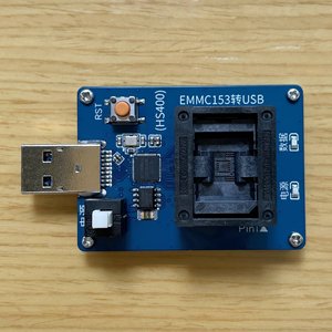 Zócalo de prueba y programación eMMC 153 USB3.0 HS400 GL3227E, zócalo eMMC 153 USB3.0, adaptador de prueba eMMC 153 W446 - Product Image 2