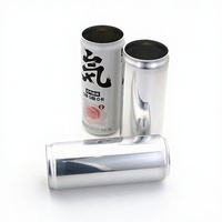 Boîtes en aluminium de 200 ml, 250 ml, 330 ml, 500 ml avec étiquetage par film rétractable