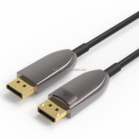 Plenum DP 1.4 AOC Kablo 32Gbps 8K 60Hz 4K 144Hz Aktif Optik Kablo 100m Kontrol Odası Video Duvar Entegrasyonu için