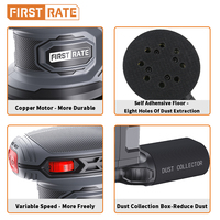 Ponceuse orbitale aléatoire 20DC 125 mm sans fil, polisseuse de voitures, ponceuse ronde à batterie au lithium