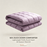 Ensemble de chambre à coucher de luxe, couette en duvet de canard certifiée RDS, ultra douce, lavable, insert de couette d'été pour hôtel