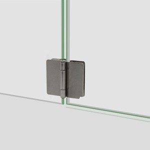 บานพับประตูตู้กระจก สแตนเลสแบบฝัง 90 องศา สำหรับประตูกระจกไร้กรอบ - Product Image 1