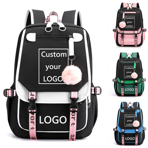 New Fashion Customized Logo Backpacks for Teenagers Anime Inspired Ads School Backpacks Personalized LOGO Promotional