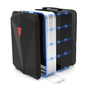 도매 사용자 정의 17 인치 하드 쉘 남성용 배낭 지퍼 폐쇄 스트랩 운반 시스템과 남녀 공용 방수 USB 노트북 가방 - Product Image 4