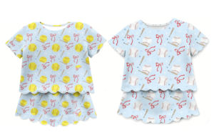 Conjuntos de Ropa para Niñas, Diseño Nuevo, Estilo Boutique, con Lazos de Béisbol y Softbol, Camiseta Informal con Estampado Transpirable y Falda con Volantes, para Hermanas - Product Image 3