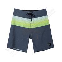 Vente de gros Maillot de bain personnalisé pour hommes à rayures imprimées Maillot de bain pour hommes Short de bain personnalisé pour hommes Fabricant de maillot de bain