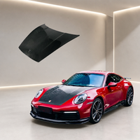 Nouveau capot avant en fibre de carbone sèche style OEM pour 911 992 2018-Présent avec boulons, pièces et accessoires de carrosserie automobile