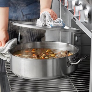Marmite Grande Capacité Professionnelle en Acier Inoxydable de 24/26/28/30cm, Vente en Gros d'Usine pour Cuisine Commerciale - Product Image 3