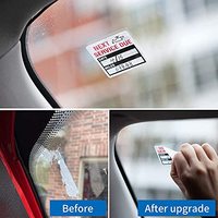 Autocollants de rappel de service d'entretien automobile personnalisés pour le changement d'huile, autocollants en vinyle amovibles pour les vitres et pare-brise des voitures