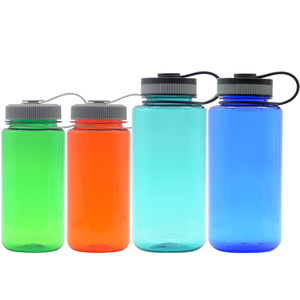 Eco-Friendly Focus Tritan Plastic Water Bottle BPA-Free Custom Logo Color Changing Wide Mouth Reusable Promotional Drinkware