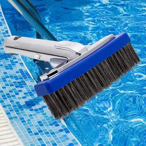 Petite brosse à poils durs de haute qualité pour piscines <span class=keywords><strong>Gunite</strong></span> et béton, murs et carreaux propres - Product Image 2