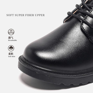 Scarpe in Pelle per Ragazzi di Tendenza, Nuova Collezione, Alta Qualità, Scarpe Scolastiche Nere per Bambini, Casual, Personalizzabili - Product Image 5