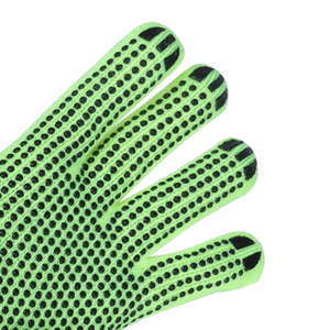 Luvas quentes de PVC para trabalho de inverno Antiderrapante Proteção contra o frio Luvas pontilhadas de algodão - Product Image 2