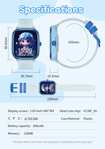 Smartwatch per Bambini TH40 con Monitoraggio della Frequenza Cardiaca e del Sonno, Impermeabile IP68, SOS, Torcia, Giochi e Musica, Regalo per Bambini - Product Image 5