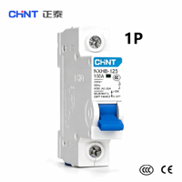 Disjoncteur miniature à boîtier moulé (MCCB) Chint NXB-125 DZ158-125H 2P 10A 230V 400V 6kA Courbe C pour courant alternatif (CA) - Vente en gros