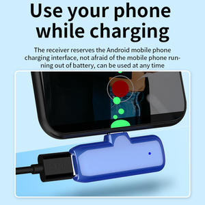 ไมโครโฟนไร้สายรูปหัวใจแบบกำหนดเองจากโรงงาน ไมค์ตัดเสียงรบกวนแบบเสียบใช้งานได้ทันที สำหรับการถ่ายทอดสด สัมภาษณ์ และวิดีโอบล็อก - Product Image 3